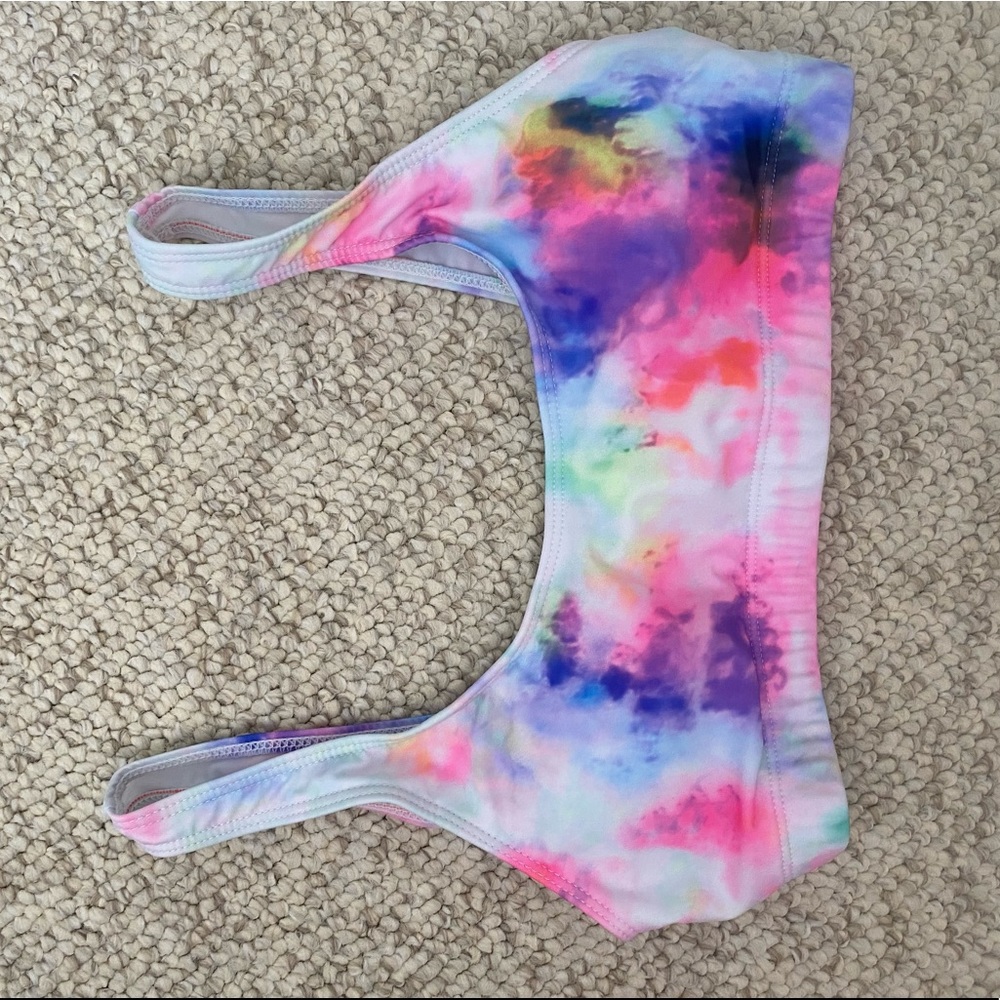 NWOT- shein tie dye bikini top